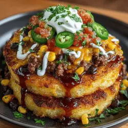 Cheesy Taco Potato Stacks: A Flavorful and Fun Dish