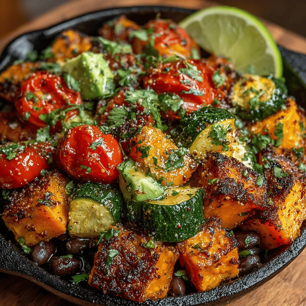Zesty Chili Lime Roasted Veggie Bowls