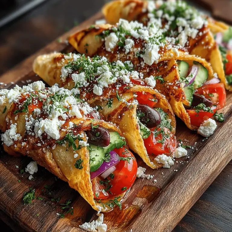 In the realm of appetizers and light meals, Mini Greek Salad Tortilla Cones offer a delightful blend of flavors and textures, making them a perfect choice for gatherings or casual snacks. These bite-sized treats are not only visually appealing but also packed with fresh vegetables, savory feta cheese, and the unmistakable taste of Mediterranean cuisine. As health-conscious eating becomes more prevalent, dishes like these offer a refreshing option that doesn't compromise on taste or presentation.