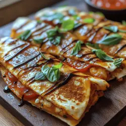 Simple Neapolitan Quesadillas