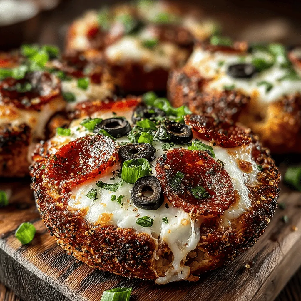Discover the delightful world of snacks with our Mini Pizza Bagel Nacho Bites, a perfect fusion of two beloved favorites: pizza and nachos. Imagine the crispy texture of a bagel, topped with savory pizza sauce, gooey melted cheese, and a variety of toppings that will tantalize your taste buds. These bite-sized treats not only satisfy cravings but are also incredibly easy to prepare, making them an ideal choice for a wide range of occasions. Whether you're hosting a lively party, gearing up for an exciting game day, or simply enjoying a cozy night in, these Mini Pizza Bagel Nacho Bites are sure to impress.