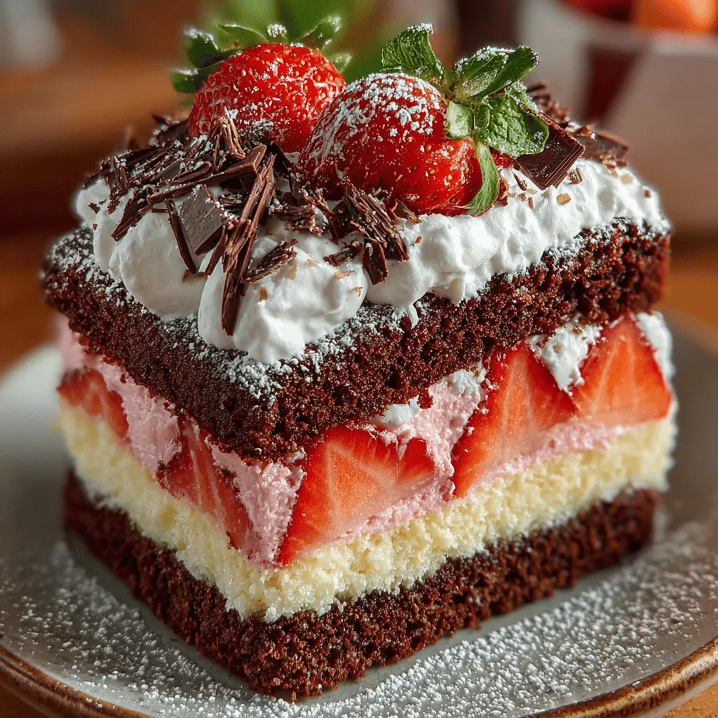 Neapolitan cake is a classic dessert that beautifully embodies the vibrant spirit of Italian cuisine. This multi-layered cake features three distinct flavors—chocolate, vanilla, and strawberry—each represented by a colorful layer that is as pleasing to the eye as it is to the palate. Its appeal lies not only in its striking appearance but also in its rich, harmonious blend of tastes that evokes memories of childhood ice cream sundaes. Whether you’re hosting a birthday celebration, a holiday gathering, or simply indulging in a sweet treat at home, Neapolitan cake is sure to impress.