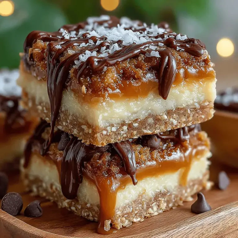 In the realm of desserts, striking the perfect balance between convenience and indulgence can often feel like an elusive goal. With busy lifestyles and the constant hustle and bustle, many home bakers seek recipes that are not only easy to prepare but also delightful enough to satisfy even the most discerning sweet tooth. Enter the Decadent No-Bake Caramel Oat Slice—a divine treat that promises both convenience and a touch of luxury in every bite. This recipe is a true gem for anyone looking to whip up a quick yet impressive dessert that is bound to please friends and family alike.