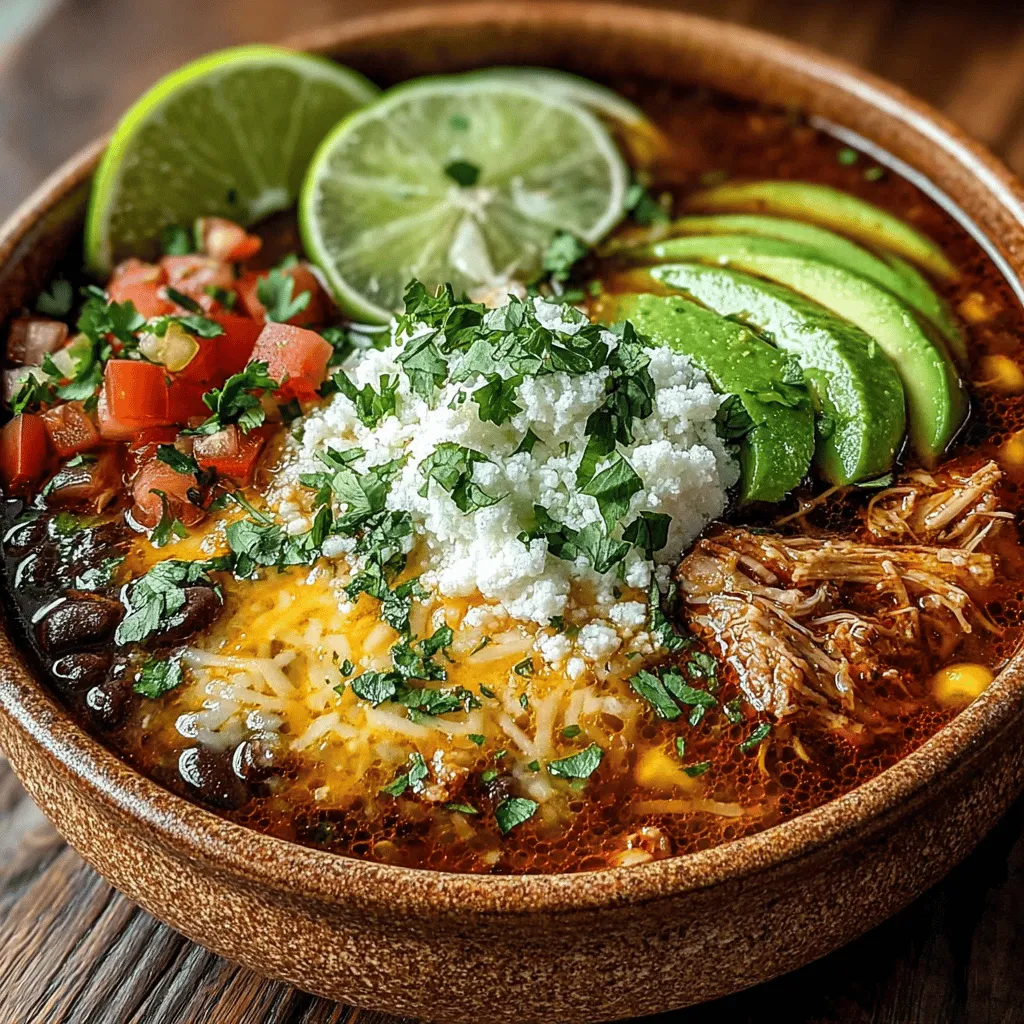 Spicy Green Chili Chicken Enchilada Soup is a delightful fusion of flavors that brings the essence of traditional Mexican cuisine right to your dinner table. This dish is not just a soup; it’s a comforting bowl of warmth that embodies the zesty and vibrant flavors associated with enchiladas, making it a perfect choice for any occasion. Whether you are looking for a hearty meal on a chilly evening or a quick weeknight dinner that can be prepared in under an hour, this recipe has you covered.