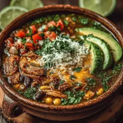 Spicy Green Chili Chicken Enchilada Soup is a delightful fusion of flavors that brings the essence of traditional Mexican cuisine right to your dinner table. This dish is not just a soup; it’s a comforting bowl of warmth that embodies the zesty and vibrant flavors associated with enchiladas, making it a perfect choice for any occasion. Whether you are looking for a hearty meal on a chilly evening or a quick weeknight dinner that can be prepared in under an hour, this recipe has you covered.