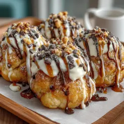 If you're on the hunt for a dessert that beautifully marries creamy indulgence with the warm, comforting flavors of cinnamon rolls, look no further than Frozen Yogurt Cinnamon Roll Clusters. This innovative treat is not only a feast for the taste buds but also a visually appealing addition to any dessert table. The combination of cold, creamy yogurt and the sweet, spiced notes of cinnamon rolls creates a delightful contrast that is hard to resist. Whether you're treating yourself or impressing guests, these clusters are sure to be a hit.