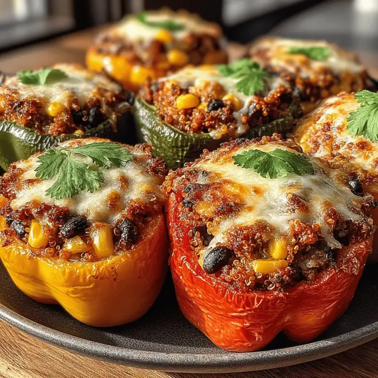 Stuffed bell peppers are a classic dish that has found its way into kitchens around the world, celebrated for their vibrant colors and ease of preparation. At the heart of this recipe lies an enticing combination of quinoa and ground turkey, which not only enhances the flavor but also boosts the nutritional profile of this satisfying meal. Quinoa & turkey stuffed bell peppers are not just eye-catching; they are a wholesome option for anyone looking to indulge in a delicious yet health-conscious meal.