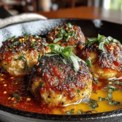Savory Baked Turkey Meatballs with Marinara Sauce