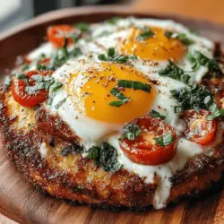 Zucchini Crust Breakfast Pizza