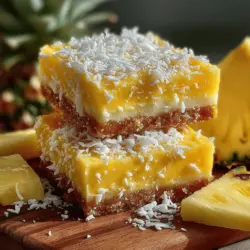When it comes to refreshing summer treats, few can compete with the delightful allure of Tropical Breeze Frozen Yogurt Pineapple Whip Bars. These bars encapsulate the essence of a tropical getaway, combining the vibrant flavors of fresh pineapple, creamy Greek yogurt, and a hint of coconut. Ideal for warm days or as a light dessert, this recipe promises not only a burst of flavor but also a healthier alternative to traditional frozen treats found in stores.