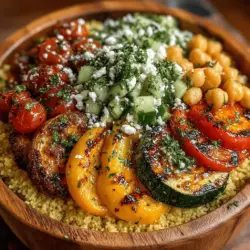 Mediterranean Delight: Veggie and Couscous Bowls