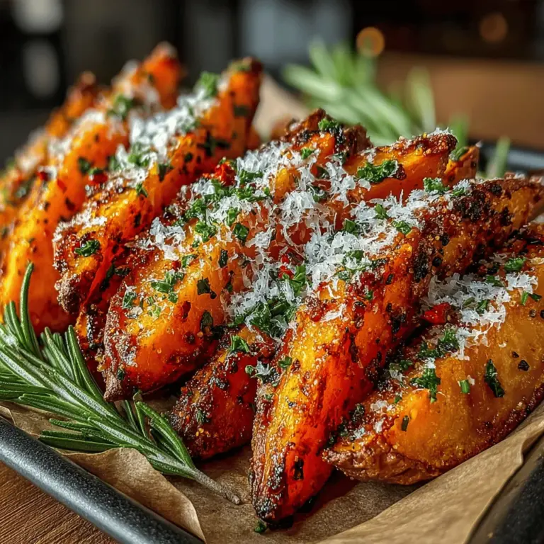 Sweet potatoes have firmly established themselves as a staple in healthy eating, thanks to their impressive nutritional profile and versatility in the kitchen. Rich in vitamins, minerals, and antioxidants, these vibrant tubers are not only delicious but also pack a powerful nutritional punch. As we delve into the recipe for Sweet Potato Bliss Wedges, we’ll explore their delightful balance of sweetness and savory flavors, making them an ideal choice for both snacking and as a side dish to complement a variety of main courses.