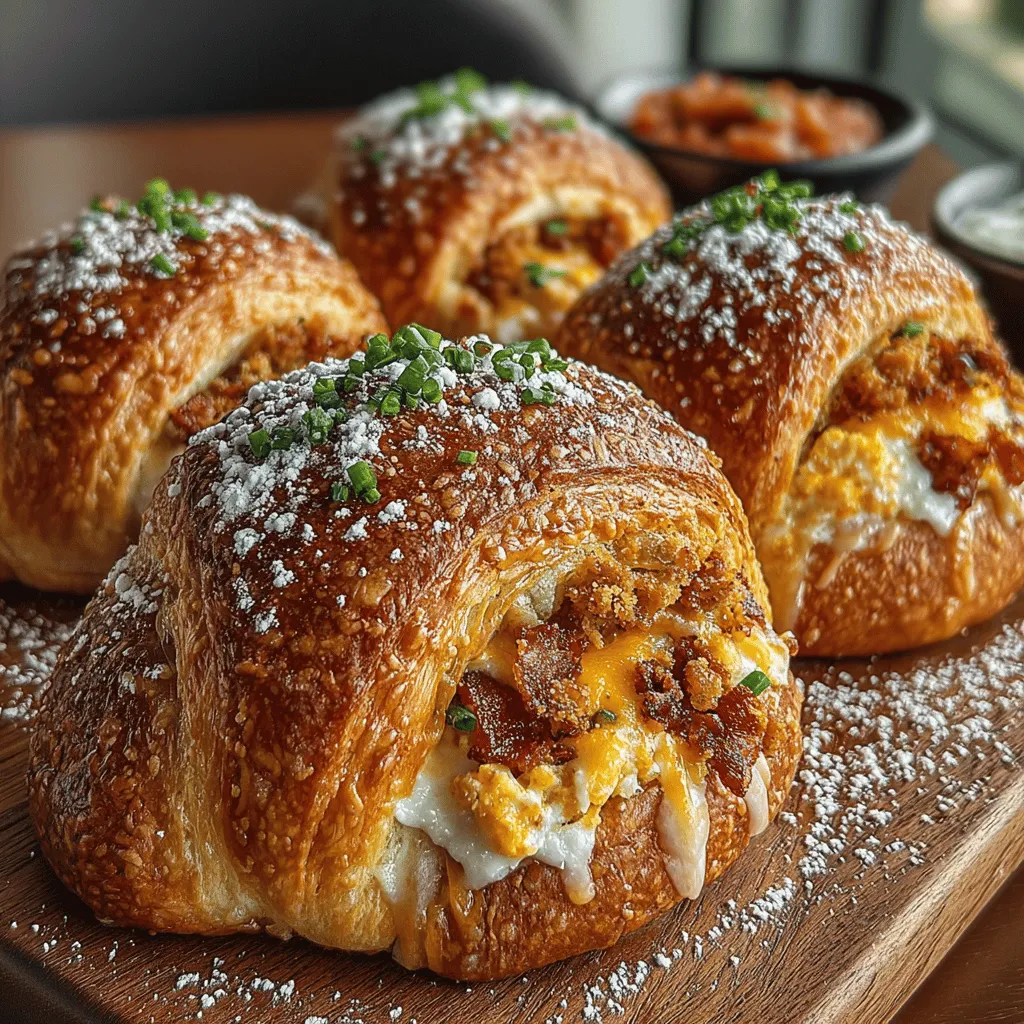 Mini Turkey Bacon Breakfast Rolls