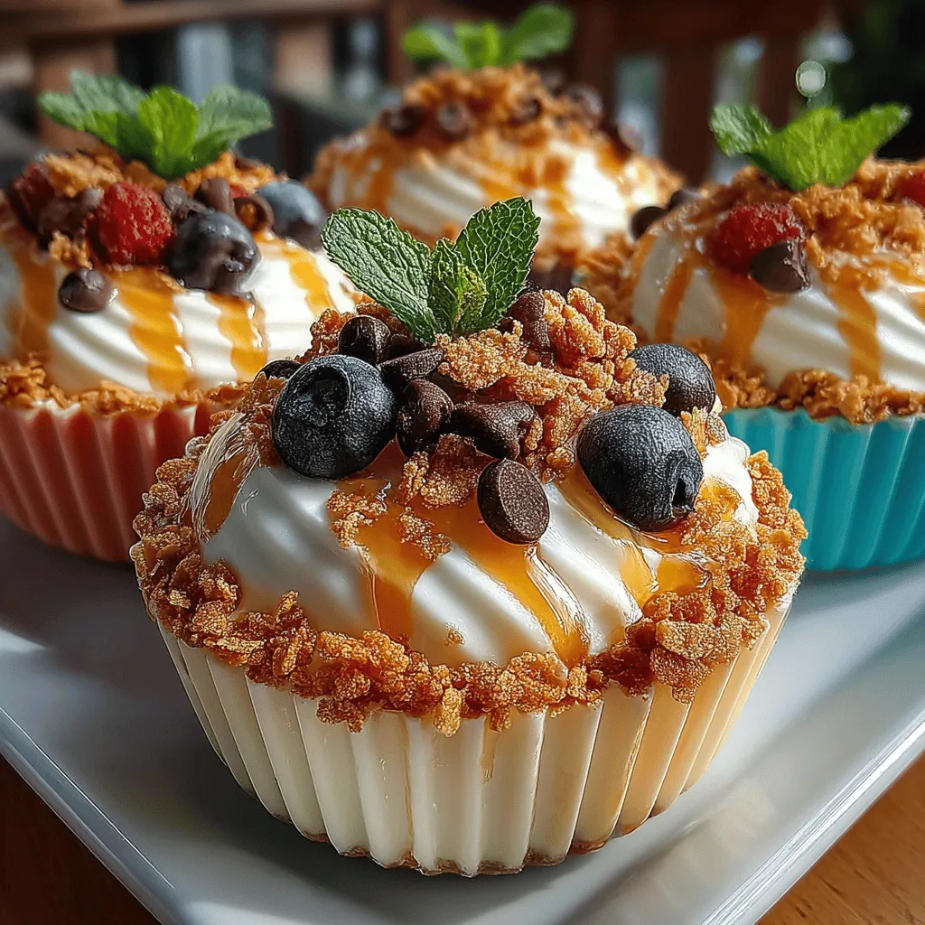 Frozen yogurt has captured the hearts and taste buds of dessert lovers around the globe. With its creamy texture and refreshing taste, it serves as a versatile dessert option that fits a variety of dietary preferences. The emergence of innovative recipes has taken this beloved treat to new heights, and one such creation is the Frozen Yogurt Toast Crunch Cups. This recipe offers a unique spin on traditional frozen yogurt by incorporating the nostalgic flavors of cinnamon toast crunch cereal, paired with the freshness of mixed berries.