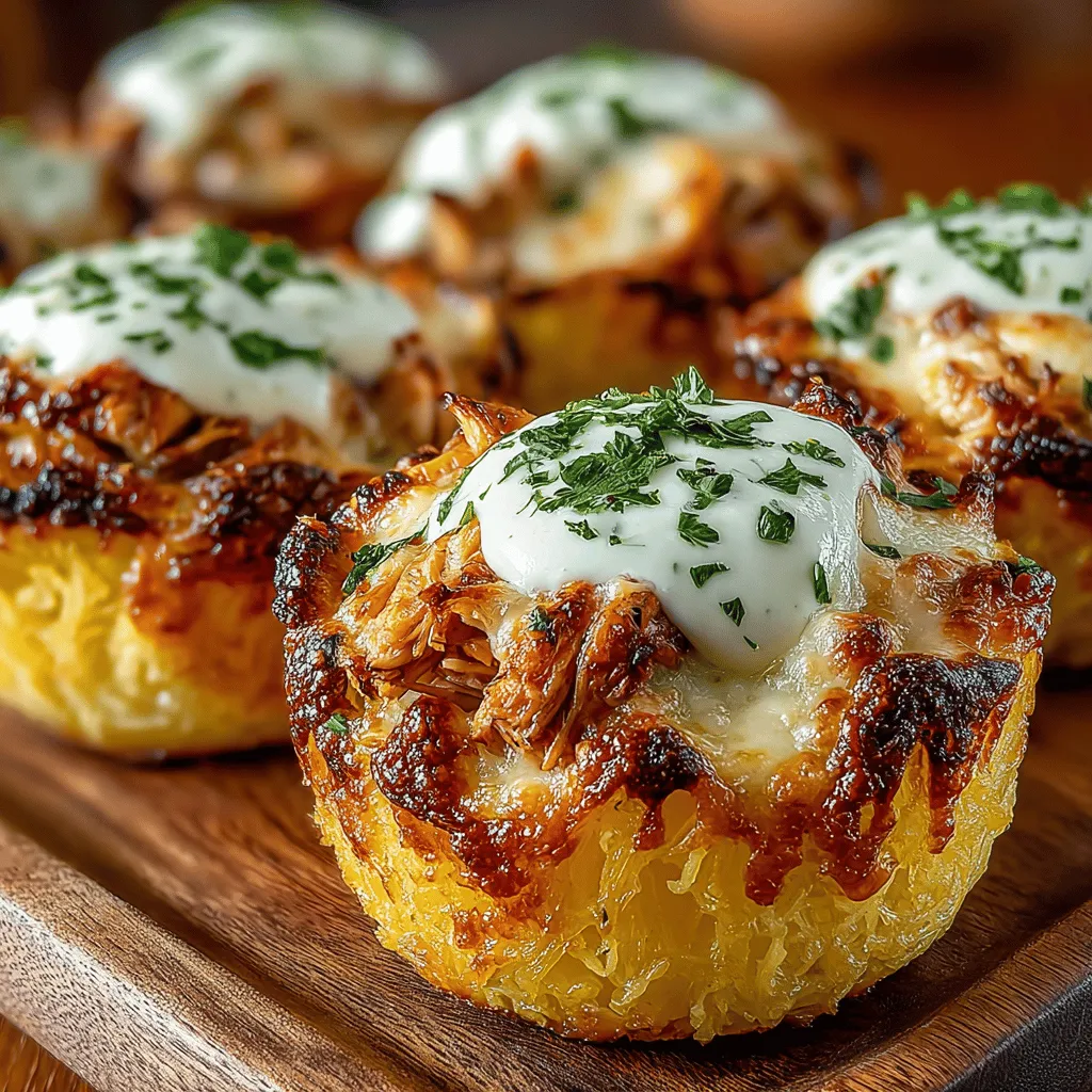 In today’s fast-paced world, the pursuit of healthy eating often leads us to seek out innovative recipes that satisfy our cravings while nourishing our bodies. One such recipe that beautifully marries health and flavor is Mini Spaghetti Squash Alfredo Nests. This dish transforms the beloved creamy Alfredo sauce into a guilt-free delight, using spaghetti squash as a nutritious alternative to traditional pasta. With its naturally mild flavor, spaghetti squash serves as the perfect base for a rich and creamy sauce, offering a unique culinary experience that promises to leave your taste buds dancing.