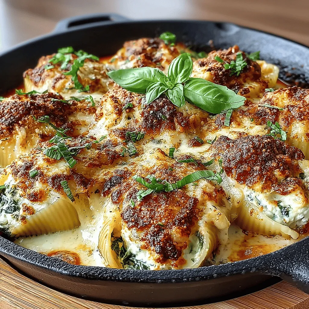 A key component in making your Cheesy Spinach Delight Stuffed Shells truly irresistible is the cheese topping. To create that golden, bubbly crust that everyone loves, follow these steps: