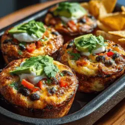 Veggie and Egg Chili Breakfast Cups