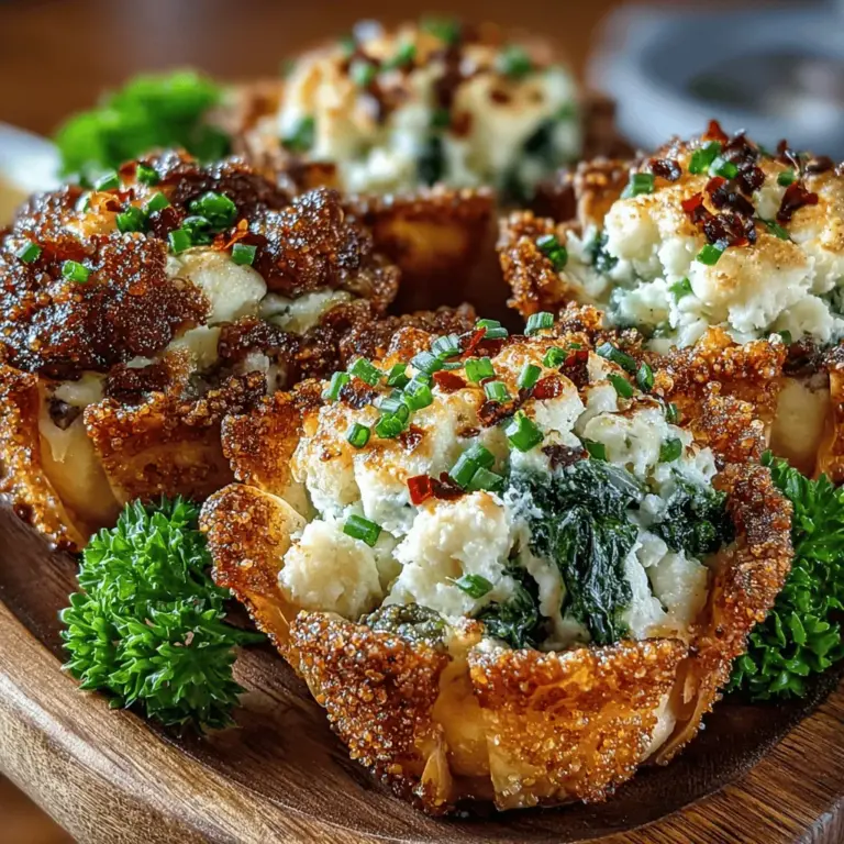 Appetizers hold a special place in the culinary world, serving as tantalizing previews of the main course while also creating an inviting atmosphere during social gatherings. Whether it’s a casual dinner party, a festive holiday celebration, or a simple family gathering, the right appetizer can elevate the mood and set the stage for an enjoyable meal. Among the myriad of options available, savory baked feta and spinach wonton cups stand out as a unique and flavorful choice that is sure to impress your guests.