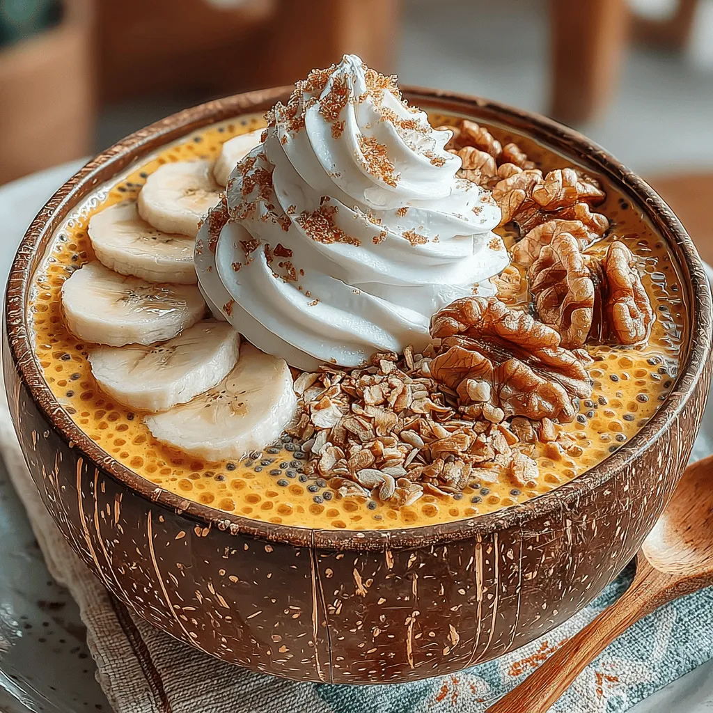 When it comes to enhancing your Pumpkin Spice Chia Pudding, the right toppings can transform this delicious treat into a customizable masterpiece. Here are some suggestions that cater to different tastes and textures: