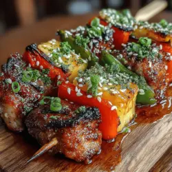 Pineapple Teriyaki Chicken Skewers: A Flavorful Grilling Delight