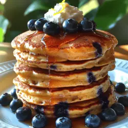 Sunshine Blueberry Bliss Pancakes: A Delicious Morning Treat