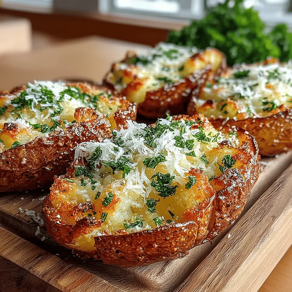 Embark on a culinary adventure with Crispy Garlic Herb Roasted Potato Skins, a mouthwatering appetizer that celebrates the humble yet versatile russet potato. This recipe is a testament to how simple ingredients can come together to create an extraordinary dish that is both satisfying and full of flavor. With their crispy edges and savory garlic-herb infusion, these potato skins are the perfect addition to any gathering, whether it’s a casual family dinner or a festive celebration.