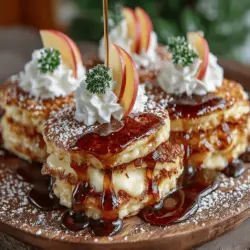 Mini Apple Cinnamon Pancake Sliders
