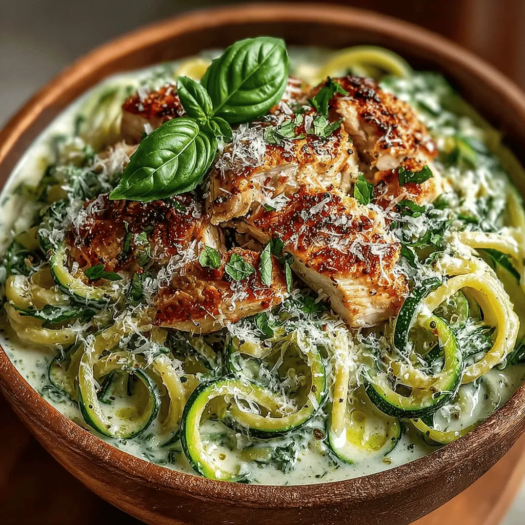 Welcome to the delightful world of Lush Creamy Zucchini Pasta with Chicken, a dish that beautifully marries the richness of creamy sauces with the freshness of garden vegetables. This culinary creation is not just a feast for the eyes but also a wholesome meal that brings together healthy zucchini and protein-packed chicken. Whether you’re cooking for yourself, your family, or entertaining guests, this dish offers a satisfying and flavorful experience that everyone will adore.