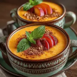 Velvety Summer Peach Soup