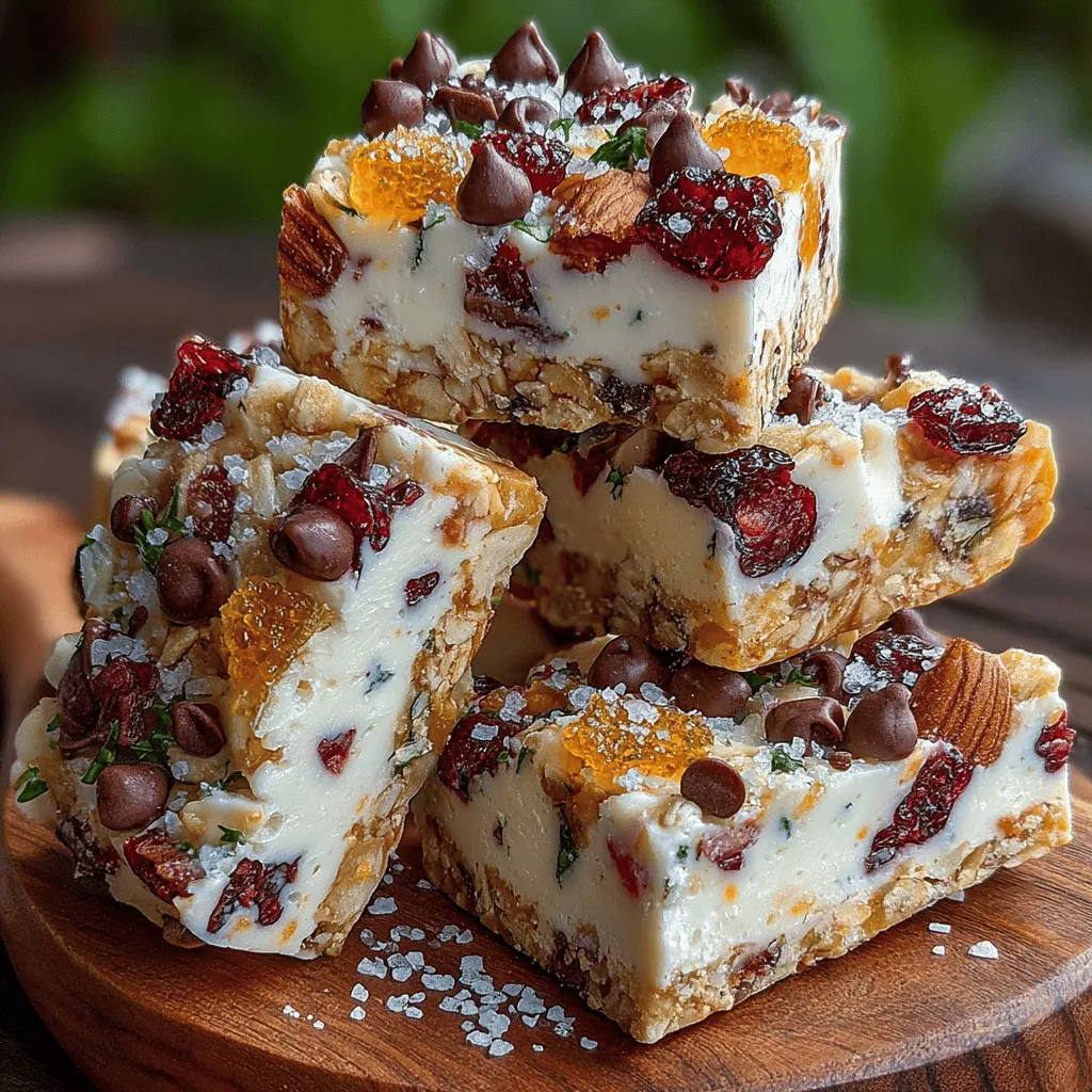 Creating the perfect Fruity Frozen Yogurt Trail Mix Bark Clusters starts with selecting high-quality ingredients that contribute both flavor and nutrition. Each component plays a vital role in enhancing the overall taste and texture of the final product. Let’s take a detailed look at these ingredients to understand why they make this recipe a wholesome choice.