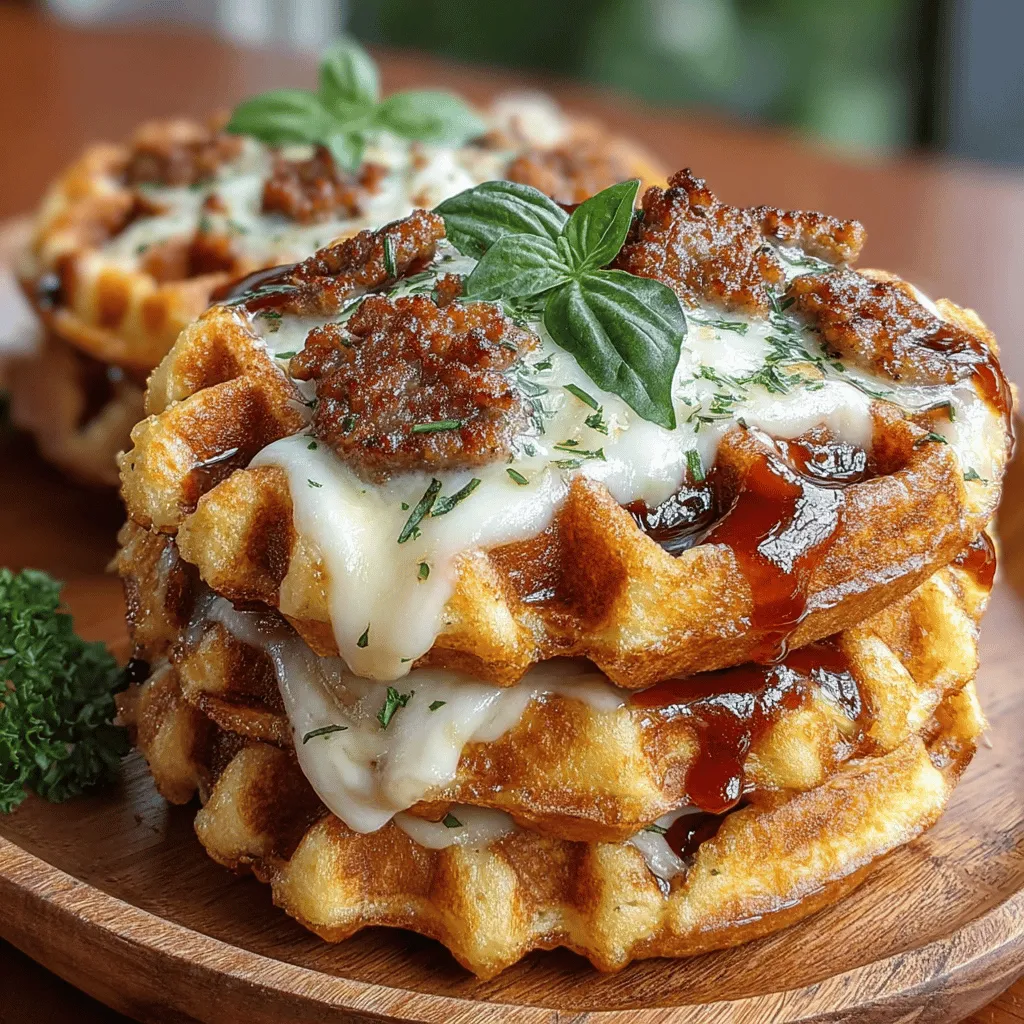 To create the perfect mini sausage pizza waffle sliders, it’s essential to understand the role of each ingredient in the recipe. Each component not only contributes to the flavor but also plays a crucial role in the overall texture and satisfaction of the dish.