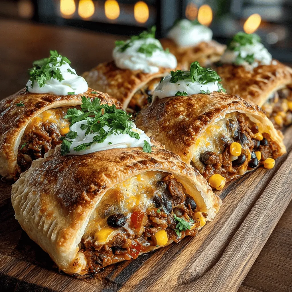 If you're on the lookout for a delicious and versatile dish that can cater to busy families, vegetarians, or anyone craving comfort food, look no further than Cheesy Veggie Chili Pockets. This mouthwatering recipe features a hearty chili filling enveloped in a flaky dough, creating a delightful combination of flavors and textures that is sure to please everyone at the table. Whether you're planning a cozy family dinner or a fun gathering with friends, these chili pockets offer both satisfaction and simplicity in preparation.