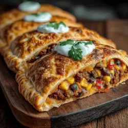 If you're on the lookout for a delicious and versatile dish that can cater to busy families, vegetarians, or anyone craving comfort food, look no further than Cheesy Veggie Chili Pockets. This mouthwatering recipe features a hearty chili filling enveloped in a flaky dough, creating a delightful combination of flavors and textures that is sure to please everyone at the table. Whether you're planning a cozy family dinner or a fun gathering with friends, these chili pockets offer both satisfaction and simplicity in preparation.