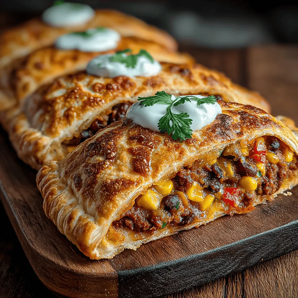 Cheesy Veggie Chili Pockets: A Flavorful Delight