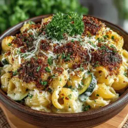 Cheesy Zucchini Delight: A Creamy Comfort Food Recipe