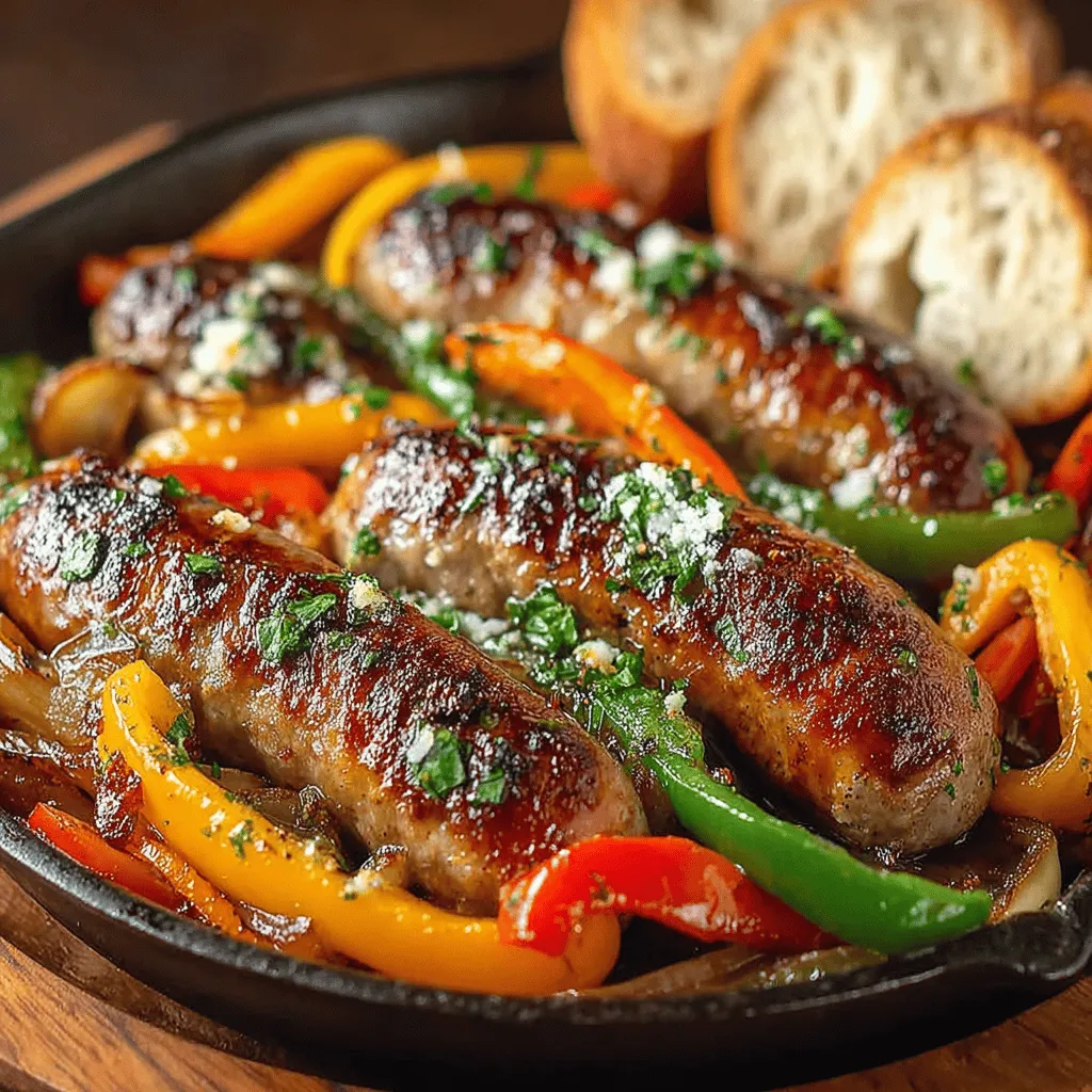 Sizzling Sausage & Peppers is a vibrant and hearty dish that has captured the hearts and appetites of many food enthusiasts. This flavorful concoction brings together savory Italian sausage, colorful bell peppers, and aromatic spices, creating a meal that not only excites the palate but also fills the kitchen with enticing aromas. The appeal of this dish lies in its simplicity and versatility, making it an ideal choice for everything from a busy weeknight dinner to festive gatherings and special occasions. Whether you are hosting friends for a casual dinner or looking to impress family with a delightful feast, this recipe delivers on both flavor and ease.