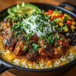 Spicy & Nourishing Hatch Chili Chicken Bowls
