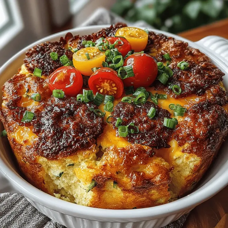 When it comes to breakfast, finding dishes that are both nutritious and satisfying can sometimes feel like a daunting task. Enter the Zucchini Cheddar Breakfast Bake, a delightful morning option that combines the health benefits of vegetables with the comfort of cheesy, hearty flavors. This recipe not only appeals to those looking to elevate their breakfast game but also serves as a fantastic way to sneak in some extra veggies, making it a win-win for families and busy individuals alike.