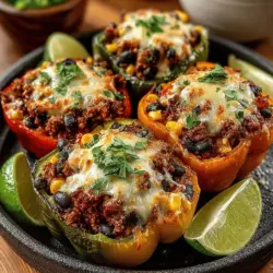 Mini Taco Rice Stuffed Peppers: A Flavorful Recipe to Savor