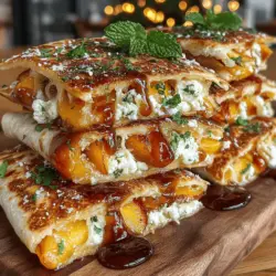 When it comes to creative and delicious meal options, few dishes can rival the versatility of quesadillas. These delightful, golden-brown pockets of goodness can be customized to fit any palate, making them a favorite in many households. One particularly exciting variation is the Sweet & Savory Peach Quesadilla, a dish that perfectly balances the natural sweetness of ripe peaches with the savory richness of cheese. This recipe not only showcases the wonderful flavors of summer but also offers a unique culinary experience that can be enjoyed as a meal or a snack.