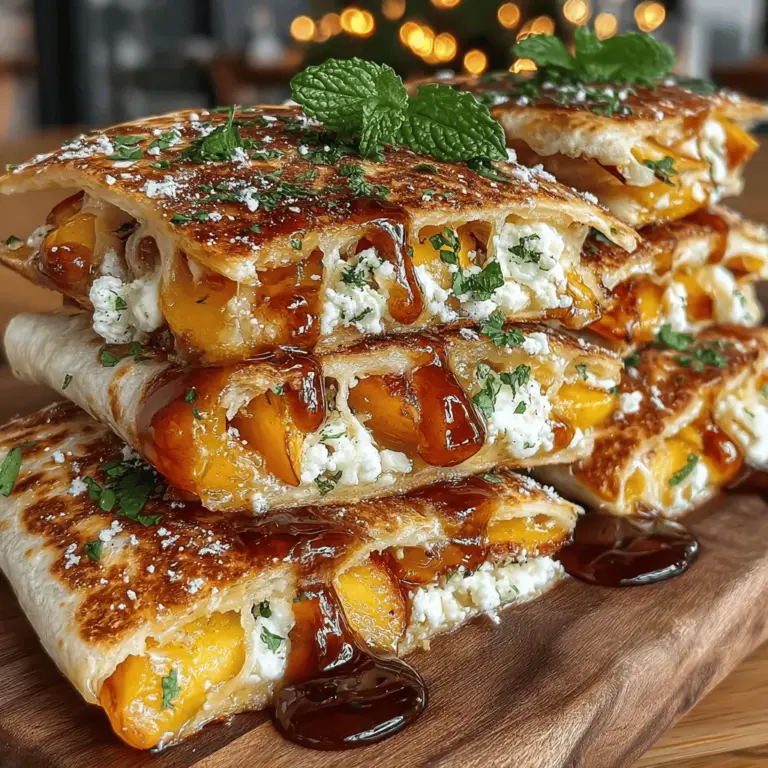 When it comes to creative and delicious meal options, few dishes can rival the versatility of quesadillas. These delightful, golden-brown pockets of goodness can be customized to fit any palate, making them a favorite in many households. One particularly exciting variation is the Sweet & Savory Peach Quesadilla, a dish that perfectly balances the natural sweetness of ripe peaches with the savory richness of cheese. This recipe not only showcases the wonderful flavors of summer but also offers a unique culinary experience that can be enjoyed as a meal or a snack.