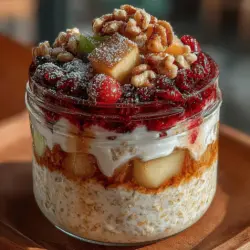 Pear & Cranberry Overnight Oats: A Delightful Breakfast Treat
