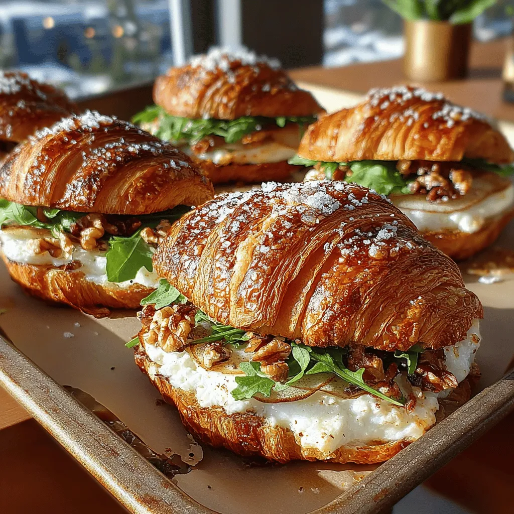 To master the Pear & Brie Croissant Sandwich, it's essential to understand the role of each ingredient in creating that perfect blend of flavors and textures.