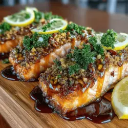 Maple Pecan Crusted Salmon Recipe