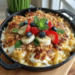 Fruity Fusion Mac and Cheese: Final Touches, Serving Suggestions, and Nutritional Insights