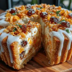 The Nostalgic Cornflake Tart is more than just a dessert; it’s a culinary time capsule that transports many of us back to the carefree days of childhood. This delightful tart features a crunchy cornflake base, enriched with the sweetness of golden syrup and the richness of butter, creating a symphony of textures and flavors that is both satisfying and reminiscent of simpler times. For those who grew up enjoying this beloved treat, the very smell of it baking can evoke vivid memories of school lunches and family gatherings. In this article, we will not only explore the recipe in detail, but we will also delve into the background of this cherished dish, ensuring that you can recreate the Nostalgic Cornflake Tart in your own kitchen.